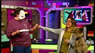 Chris Johnson & Iain Stirling Get Pied In The Face on CBBC