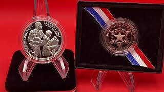 2021 National Law Enforcement Proof Silver Dollar .