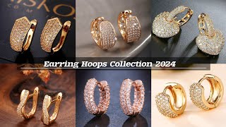 Earring Hoops Design/ Gold Earring Hoops Design 2024/ Earring Hopps Design Sumik Collection