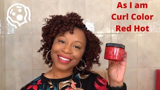 Flexi Rod Set using As I am Color Gel Red Hot |NaturallyJaja