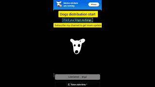 DOGS airdrop withdrawal confirmed | Dogs airdrop distribution start |#dog #dogs #shorts #shortsfeed