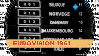 Eurovision 1961 - Full Voting