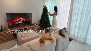 Minha árvore de Natal 2024 | Montando a decoração 🎄🎅🏼