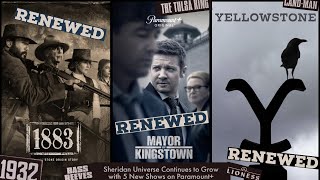 Taylor Sheridan/Paramount Add 5 Shows to Slate!