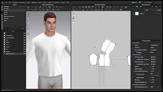 how to make sweatshirt, clo3d sweatshirt, clo pattern making, how to make puffer jacket, drafting