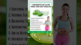 7 Benefits of Aloe Vera for Gut Health #shorts #guthealth #aloevera #benefitsofaloevera #guts