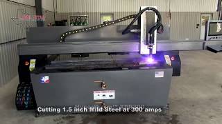 Ranger CNC Plasma Table &  Hypertherm XPR300 Cutting 1.5 inch Steel