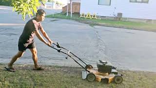 kapag bored ka magmower ka lang! Buhay ng Pinoy sa Canada!!! #positivevibes #canada