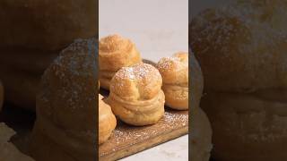 Pumpkin cream puffs #creampuffs