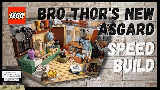 LEGO 76200 Speed Build - Bro Thor's New Asgard - Chilling at Thor's new pad