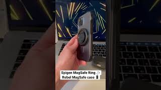 Spigen MagSafe Ring and Rebel Case on iPhone 13