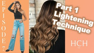 QUICK AND EASY DIMENSIONAL WARM BRUNETTE BALAYAGE: Episode 7 Part 1