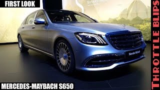 Mercedes Maybach S650 - First look video at Auto Expo 2018