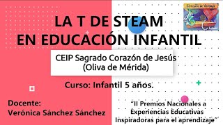 LA T DE STEAM EN EDUCACIÓN INFANTIL