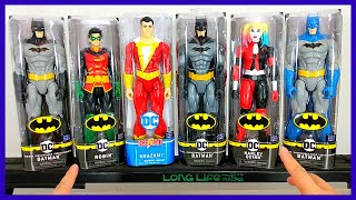 Bonecos Batman,HarleyQuinn,Robin,Shazam,Batman Rebirth - Nova Coleção - Sunny - DC - 30cm