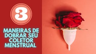 3 formas de dobrar seu coletor menstrual