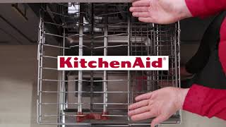 KitchenAid® FreeFlex™ Rack vs Leading Competitor | 3rd Rack Design