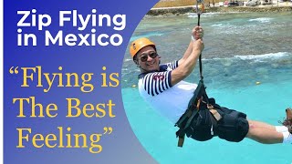 ZIP LINE MEXICO; Over the ocean and mountains of Mexico. It's super fun flying in the air!!!