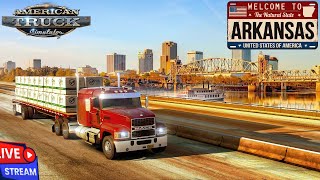 🔴 American Truck Simulator | АРКАНЗАС | ОБКАТЫВАЕМ НОВЫЙ ШТАТ | ПРОХОДИМ ИВЕНТ !!!