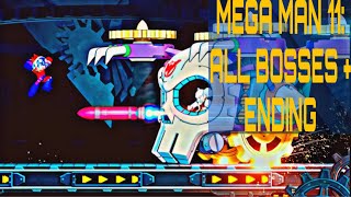 Mega Man 11: All Bosses + Ending