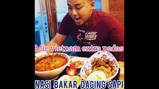 Makan Mie Vietnam - PHO  yang extra pedas di kota JIHAENG . Makan murah serba 3900 Won