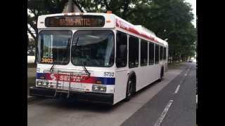 SEPTA Audio: 2004 New Flyer D40LF #5816 on I-76 West