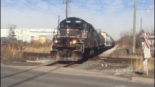 OBRY in March 2015!! CCGX 4009 both ways at Railroad st & the CN Halton Sub on March 20 2015