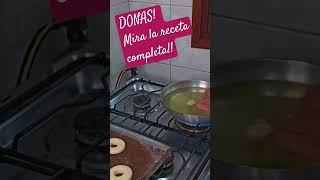 DONAS CON CHOCOLATE! #donuts #receta #rosquillas #casero #pasteleria #albapostres #merienda