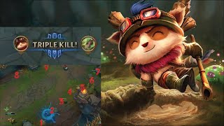 Relaxing with Teemo and some shrooms in the mid lane