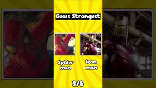 Compare Avenger Heroes and Guess Strongest #shorts #marvel #avengers