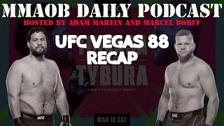 UFC Vegas 88: Tuivasa vs. Tybura Recap MMAOB Daily Podcast For March 17th