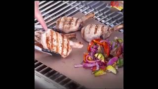 Copper BBQ Grill Mat Baking Easy and Clean