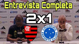 Entrevista Completa do Técnico Tite após Flamengo 2x1 Cruzeiro. @acimadtrubronegro