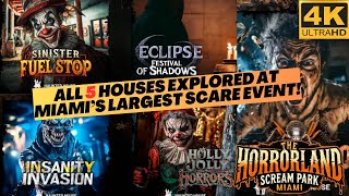 Explore EVERY Haunted House At the Horrorland Scream Park Miami In This Spooky Walkthrough!