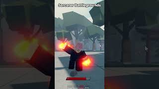 Sukuna Flame Arrow (Sorcerer Battlegrounds VS Heavens Stand)#shorts #jujutsukaisen  #roblox #anime