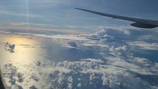 KLM flight above the clouds/ breathtaking  vieuw