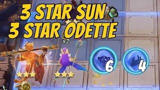 3 STAR SUN AND 3 STAR ODETTE COMBO  !! AUSTUS SKILL 2 | MOBILE LEGENDS MAGIC CHESS