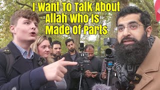 Speakers Corner/Junior Came To Help Christian Lady Talking To Smile2jannah/He Gets Agitated and Runs