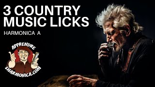 3 Country licks de Charlie McCoy - Harmonica A