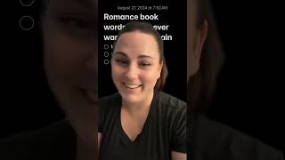 Words in romance books I NEVER wanna read #bookishhumor #booktube #romancebooks #booktok #booklover