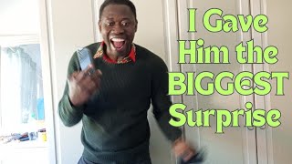 HOW I SURPRISED MY HUSBAND ON HIS BIRTHDAY 🥳 *Emotional Reaction*