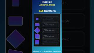 CSS Transform! #css #html #javascript #js #cssbeginners #ai #ml #developer #csshtml