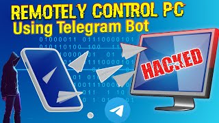 how hackers control PC using telegram bot [Hindi]