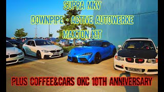 Supra MKV Active Autowerke Downpipe, Carbon Fiber :: PLUS - 10th Annual Coffee and Cars OKC