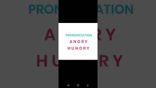 Angry Vs Hungry. (Être en colère et avoir faim)