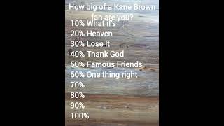 How big of a Kane Brown fan are you? Did you know them all? #country #kanebrown #shorts #music #song