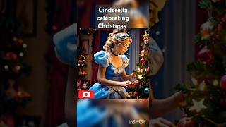 Cinderella celebrating Christmas 🎄|#shorts #shortsfeed #ytshorts