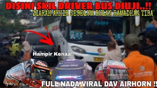 DISINI SKIL DRIVER BUS DIUJI❗❗MOMENT TERMINAL PAMIJAHAN DIPADATI BUS USAI MENJELANG RAMADHAN TIBA