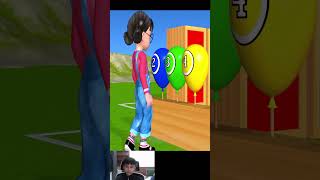 Scary Teacher 3D vs Squid Game Challenges Against Super Star Soccer Players 5 Times #shortsvideo