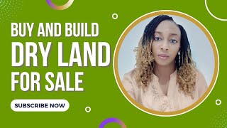 BUY AND BUILD DRY LAND FOR SALE IN IGANDO, LAGOS, NIGERIA.